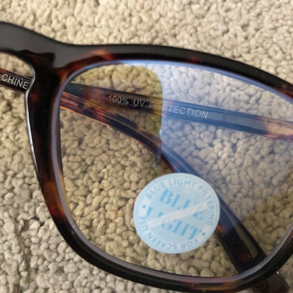 Nordstorm Rack‎ Brown tortoise Blue Light Screen Glasses Eyeglasses NWT - Picture 7 of 10